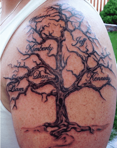 family tree tattoos ideas