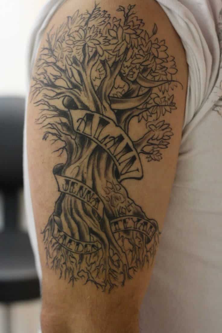 Family Tree Tattoos for Men - Ideas and Inspiration for Guys