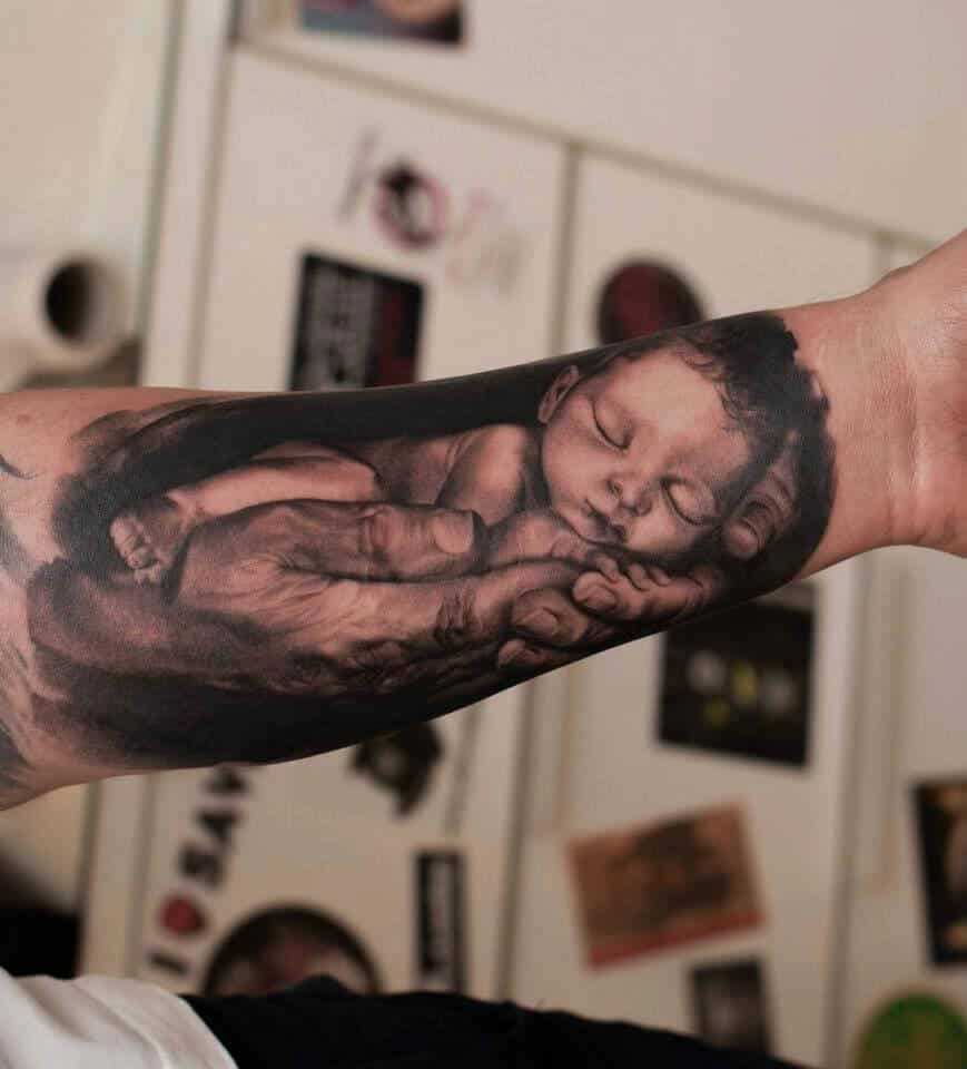Baby Tattoos for Men  Ideas and Inspiration for Guys