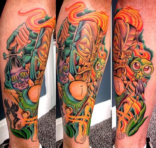 Tiki Tattoos for Men - Ideas and Designs for Guys Tiki Tattoos for Men - Ideas and Designs for Guys