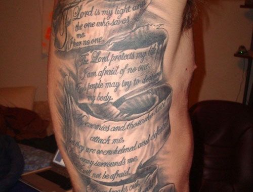 Scripture Tattoos for Men - Ideas and Designs for Guys