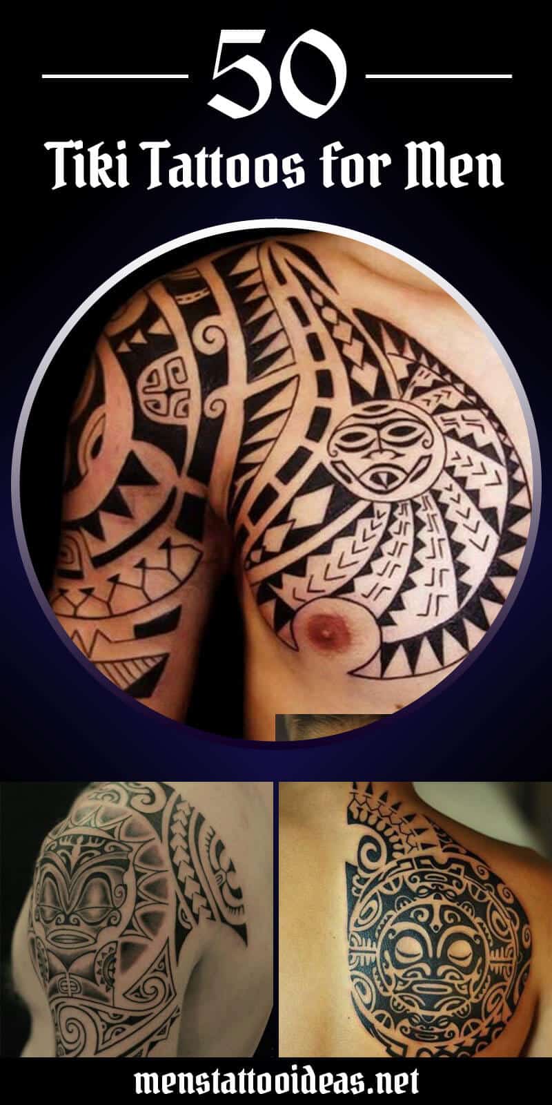 tiki-tattoos-for-men-collage 