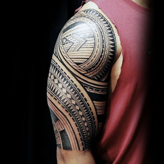 shoulder template for tattoo
