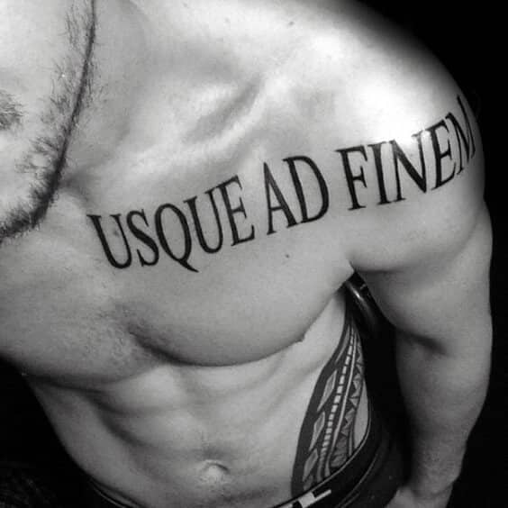 Latin Tattoos for Men - Ideas and Designs for Guys