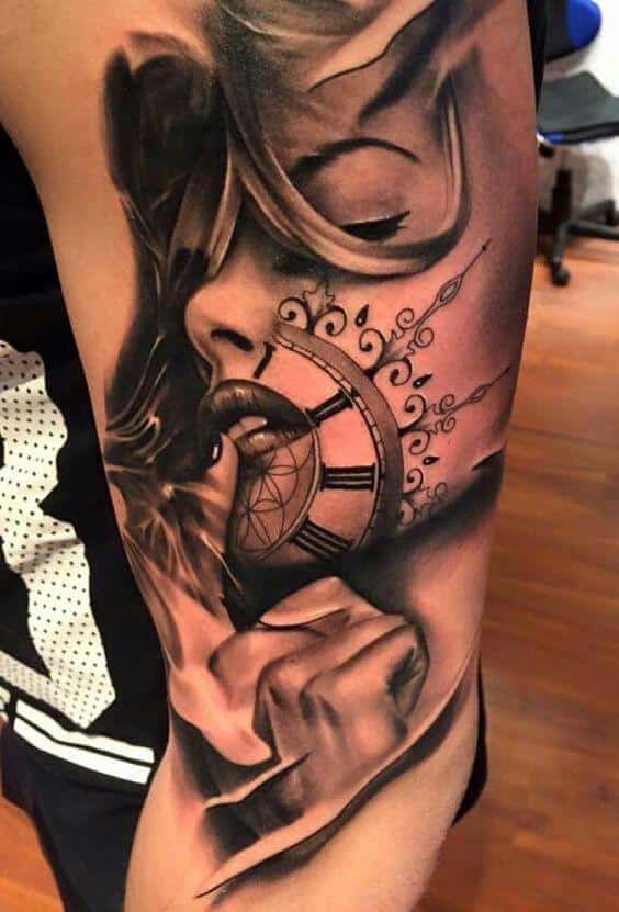 Clock Tattoos for Men - Ideas and Designs for Guys