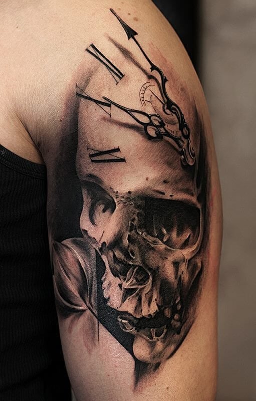 Clock Tattoos for Men - Ideas and Designs for Guys Clock Tattoos for Men - Ideas and Designs for Guys
