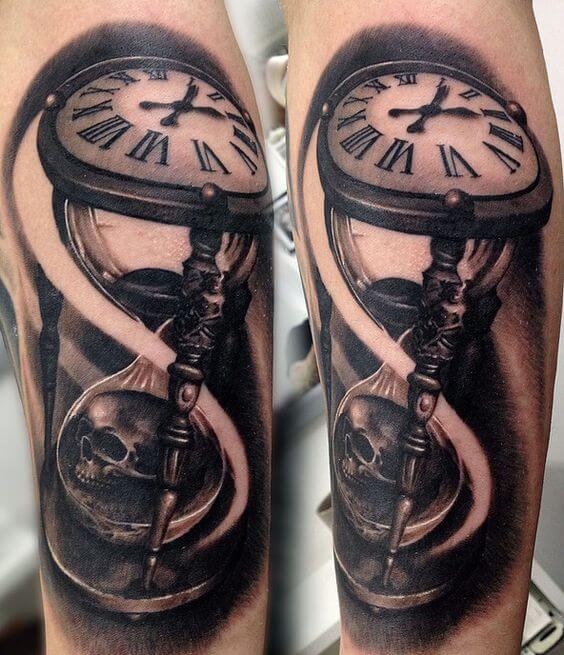 Clock Tattoos for Men Ideas and Designs for Guys