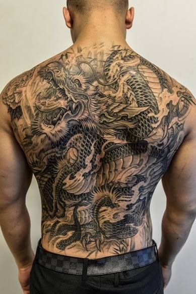 Dragon Tattoos for Men - Dragon Tattoo Designs for Guys Perfect Japanese Tattoos