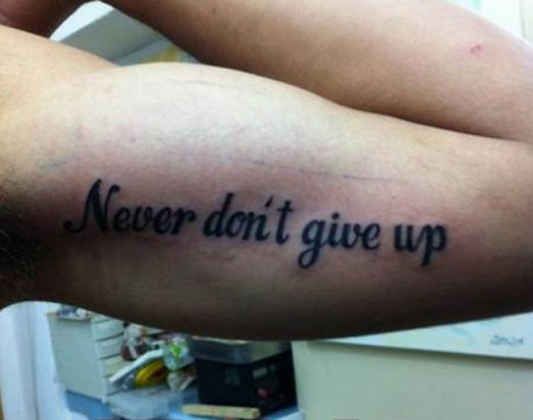 Fails tattoo design for men, idea 2
