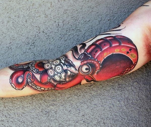 Octopus Tattoos for Men Ideas and Inspiration for Guys