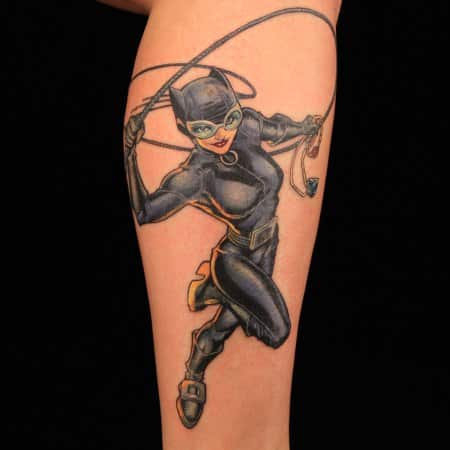 Dc comic tattoo design for men, idea 43