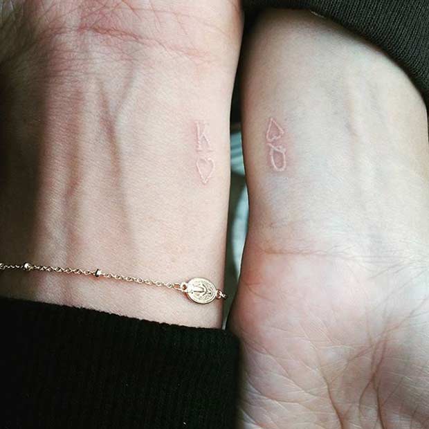 King and queen tattoo design for men, idea 50