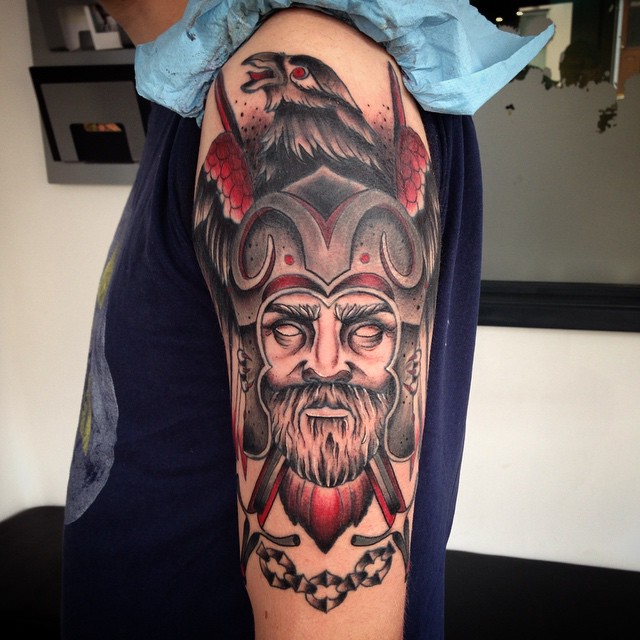 Viking tattoo design for men, idea 20