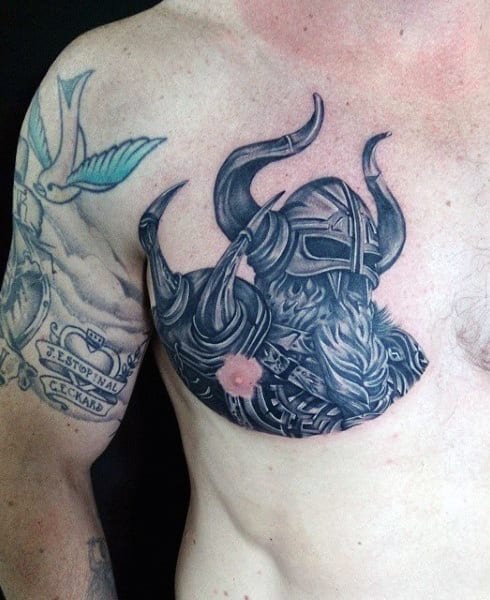 Viking tattoo design for men, idea 37