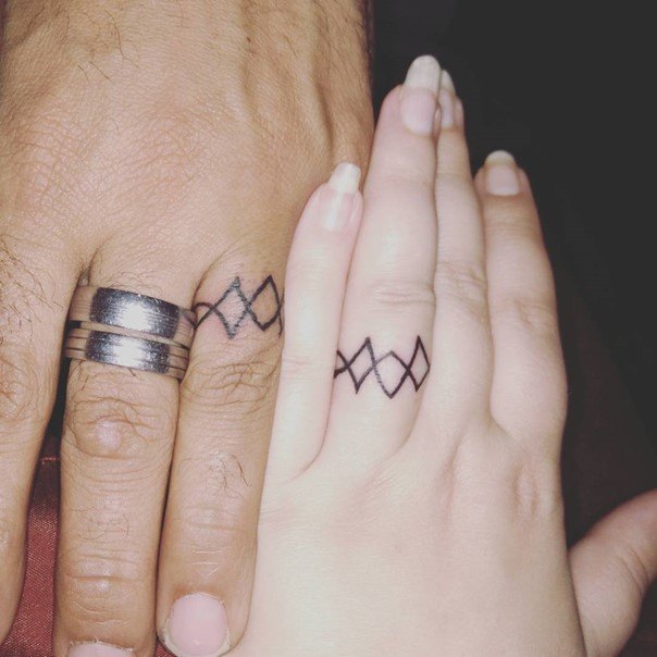 Romulusflood Mens Wedding Ring Tattoos Designs