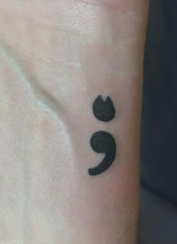 Cat tattoo design for men, idea 21