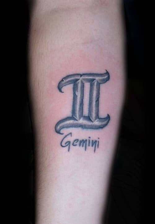 Gemini Tattoos for Men - Ideas and Inspiration for Guys