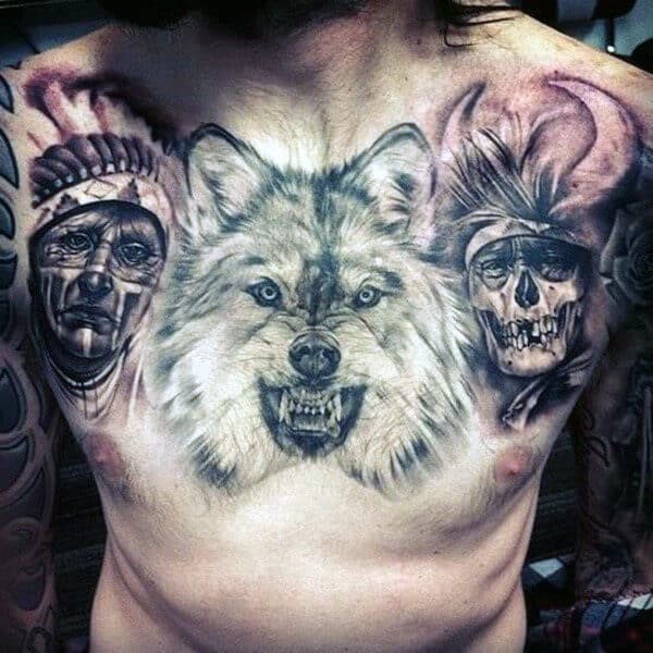 Indian tattoo design for men, idea 17