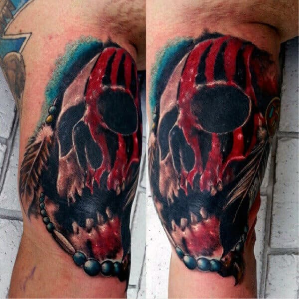 Indian tattoo design for men, idea 24