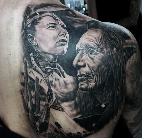 Indian tattoo design for men, idea 39