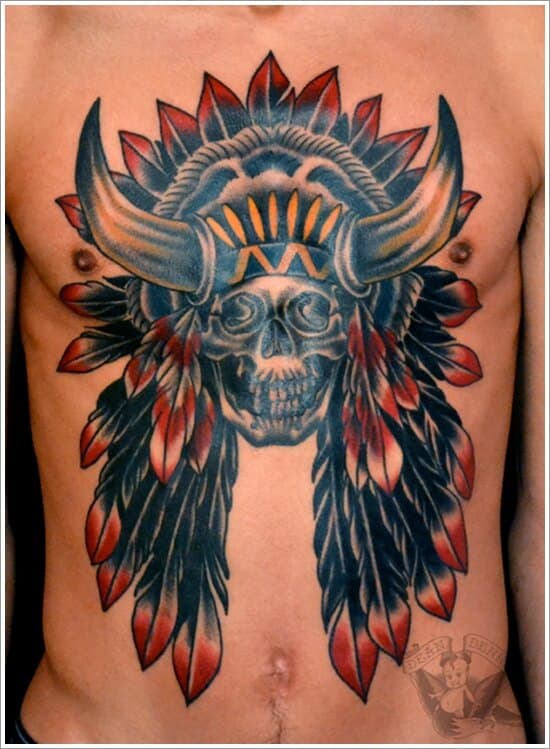 Indian tattoo design for men, idea 50