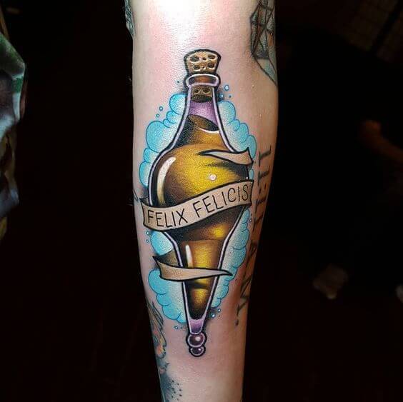 Harry potter tattoo design for men, idea 15