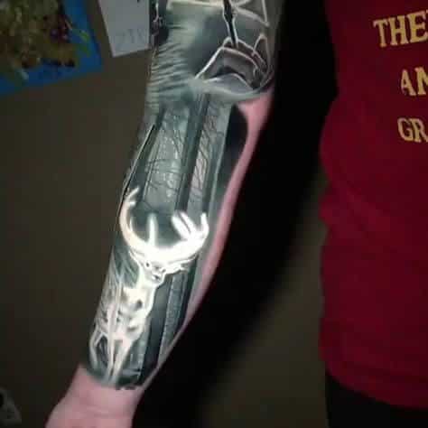 Harry potter tattoo design for men, idea 16