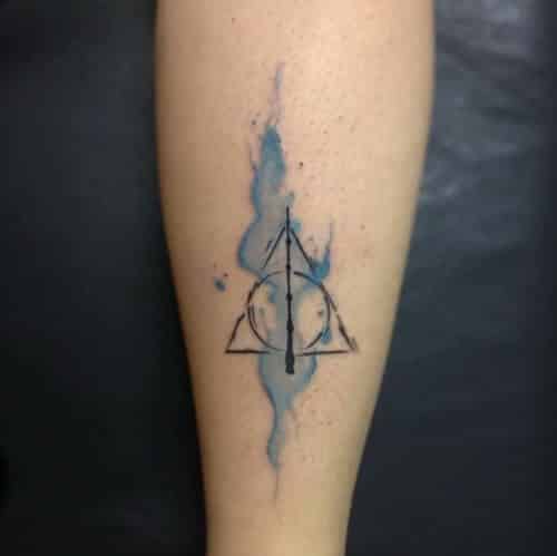 Harry potter tattoo design for men, idea 25