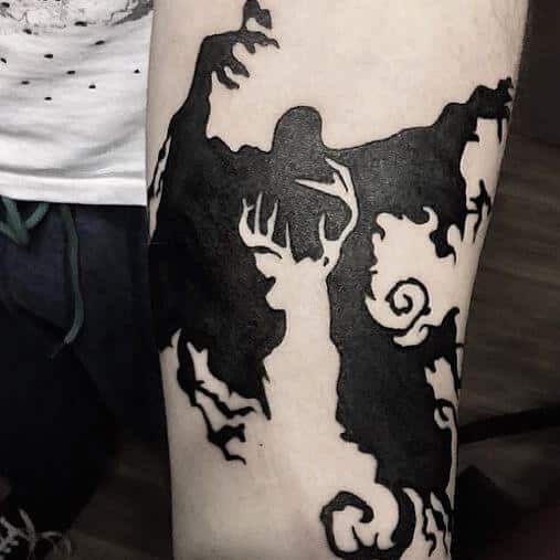 Harry potter tattoo design for men, idea 26