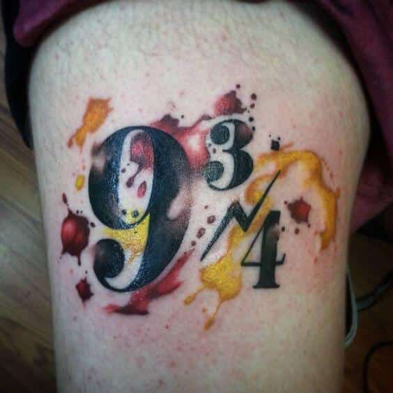 Harry potter tattoo design for men, idea 31