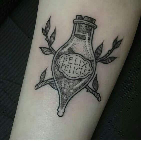 Harry potter tattoo design for men, idea 36