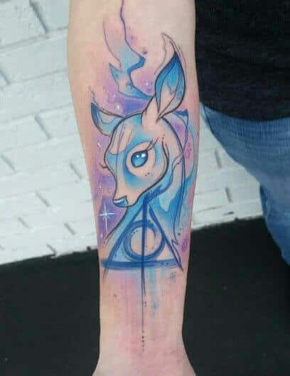 Harry potter tattoo design for men, idea 48